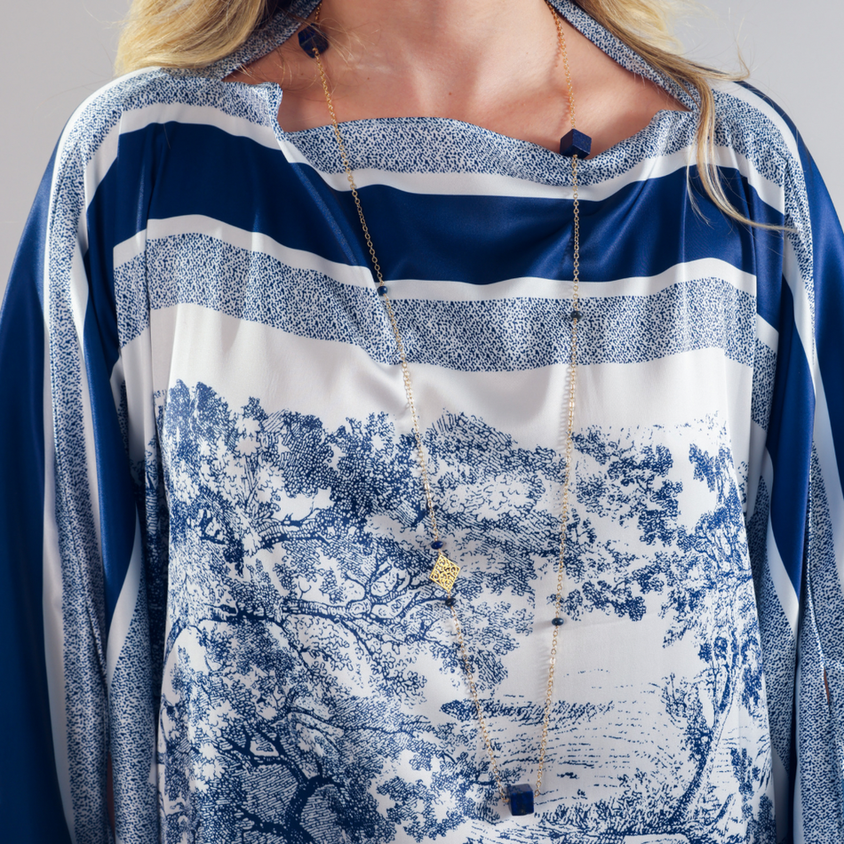 Parure bleu '