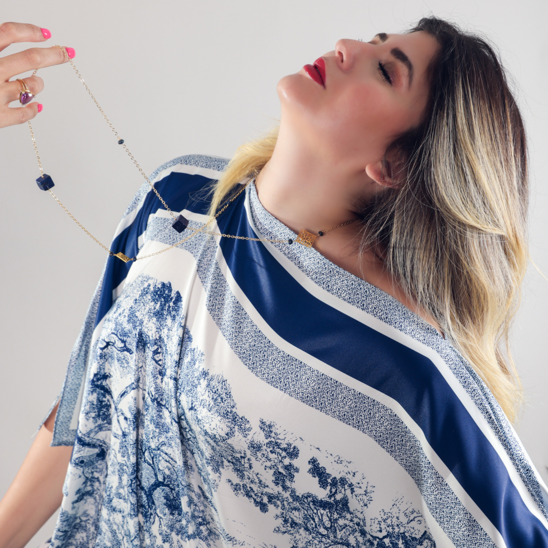Parure bleu '