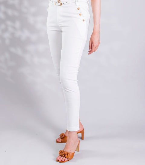 Pantalon avec boutons