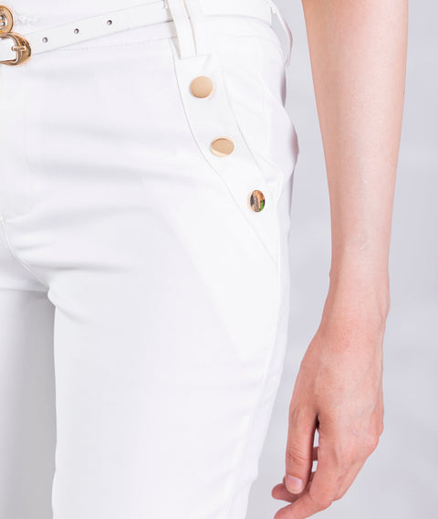 Pantalon avec boutons