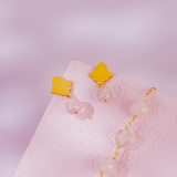 Parure Khamsa Quartz rose