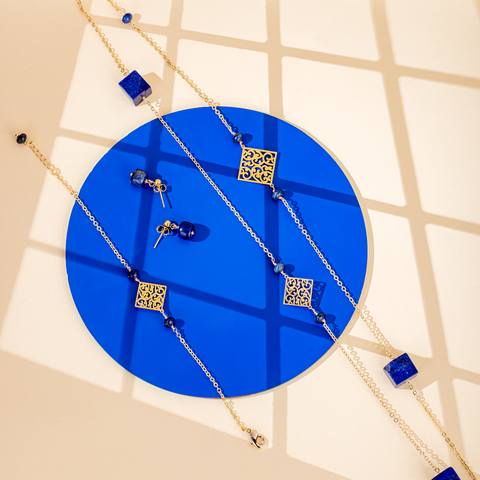 Parure bleu '