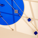 Parure bleu '