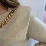 Pull avec chaîne