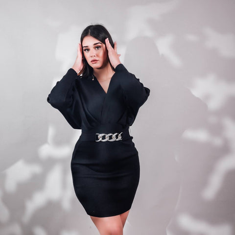 Robe en laine chic