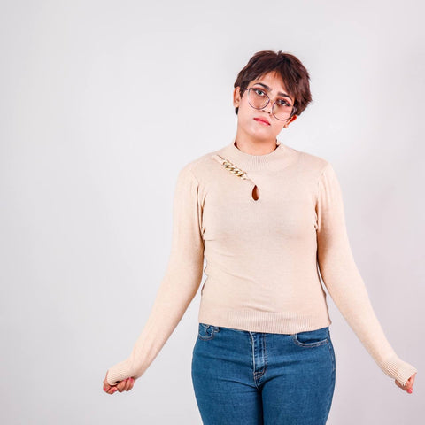 Pull petite chaîne