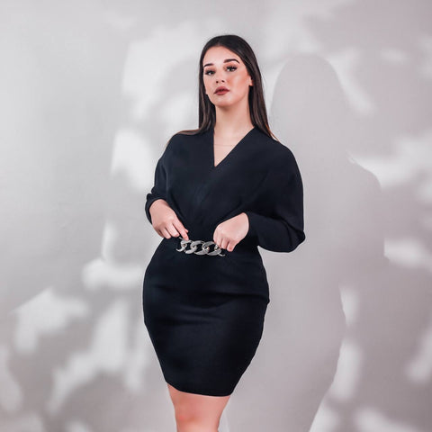 Robe en laine chic