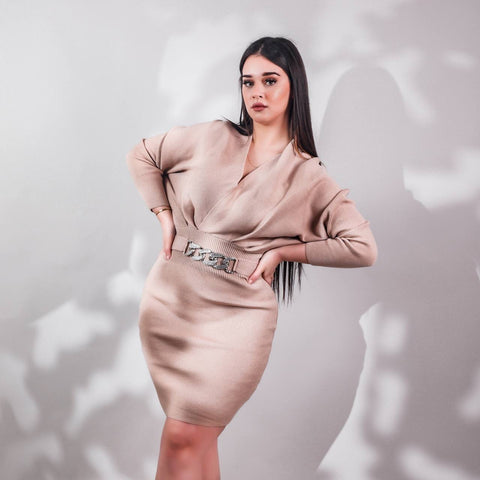 Robe en laine chic