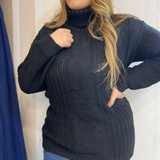 Pull en Laine col roulée