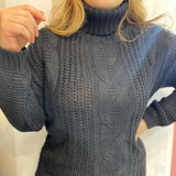 Pull en Laine col roulée